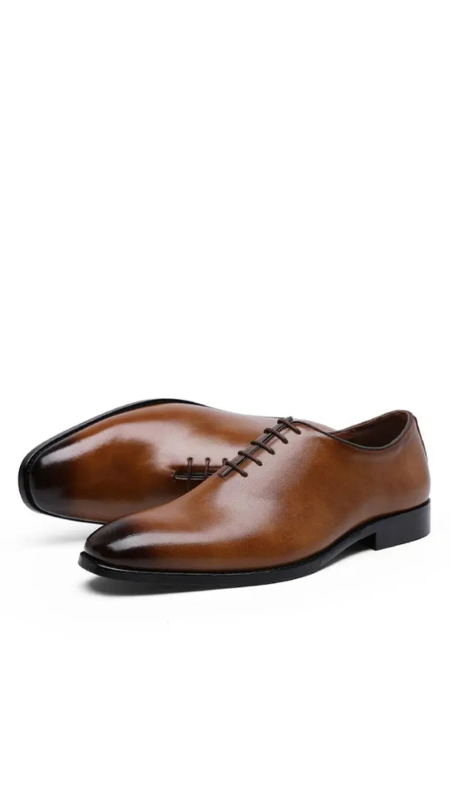 Leather Lace-Up Shoes for Men