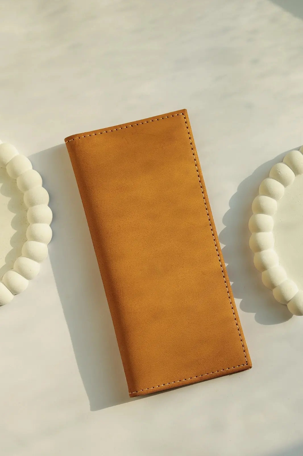 Leather long Wallet